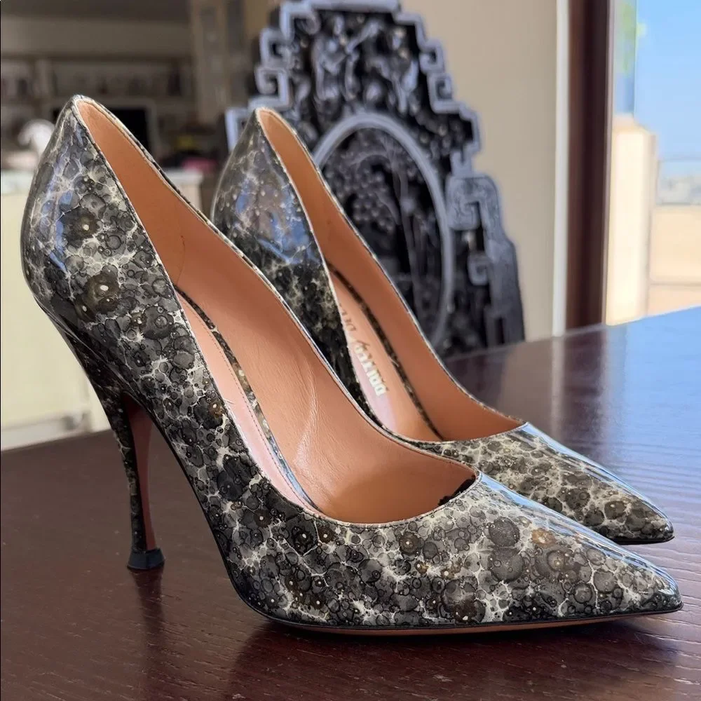 Chic Patterned Women's Heels